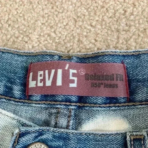 Levi’s relaxed fit 550 polka dot high rise shorts in size 29 - Picture 5 of 6